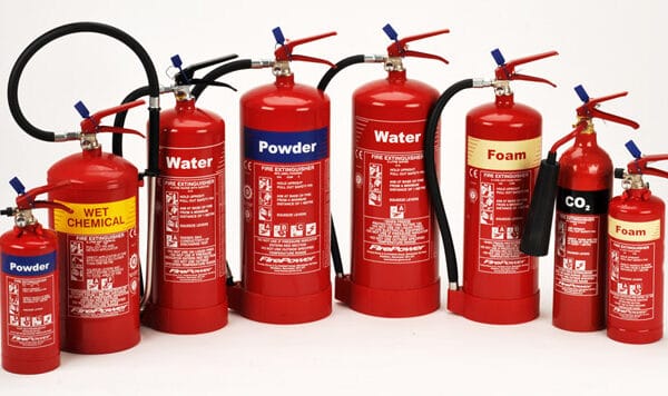 fire extinguisher types
