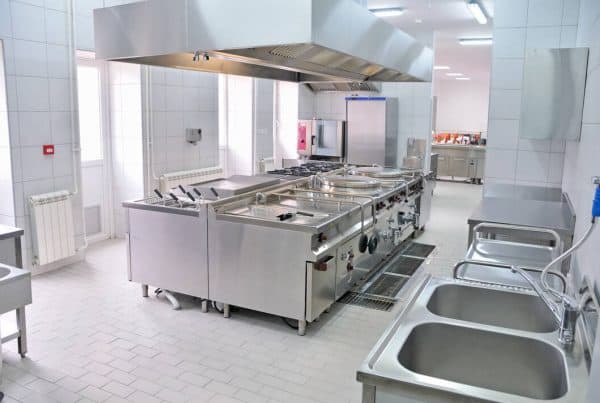 clean canteen kitchen
